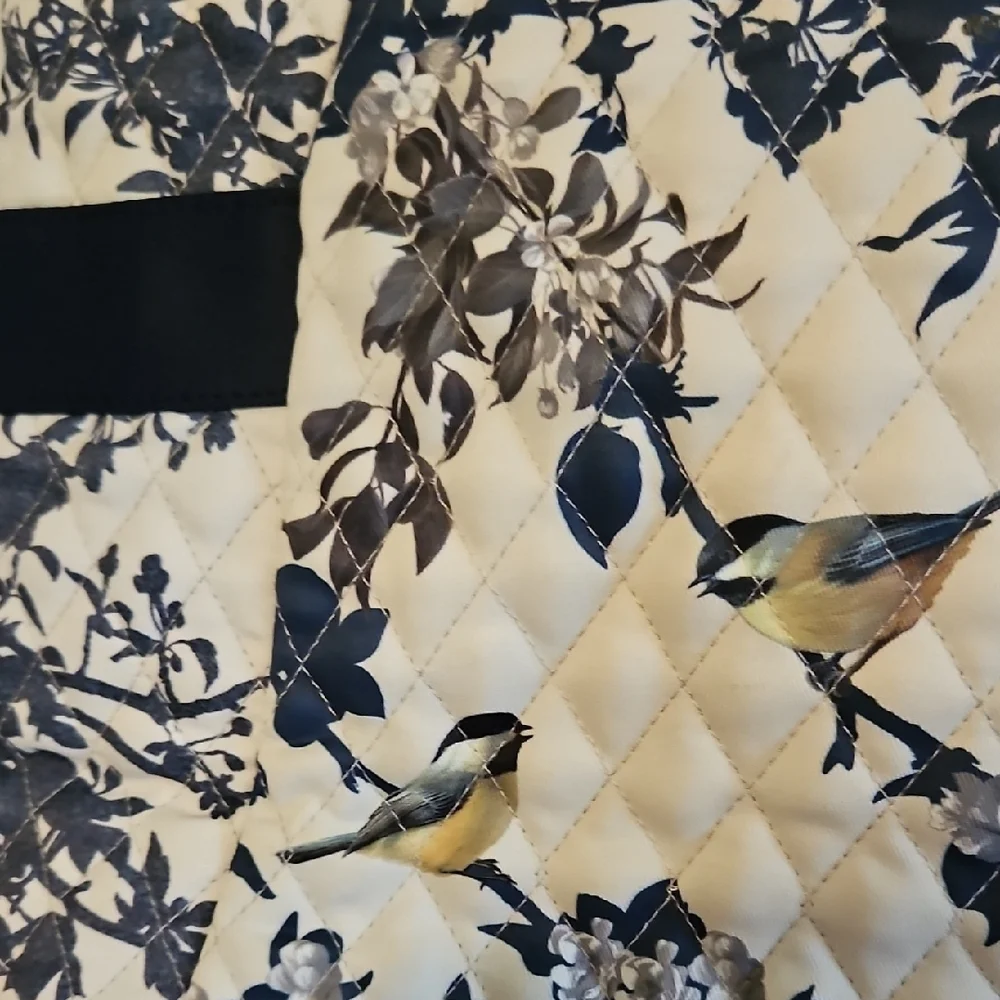 The Bradford Exchange Black and White Bird Print Tote
